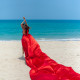 Video in a flying dress (reels-format)